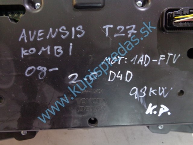 tachometer na toyotu avensis t27, 2,0d4d, 83800-05L70